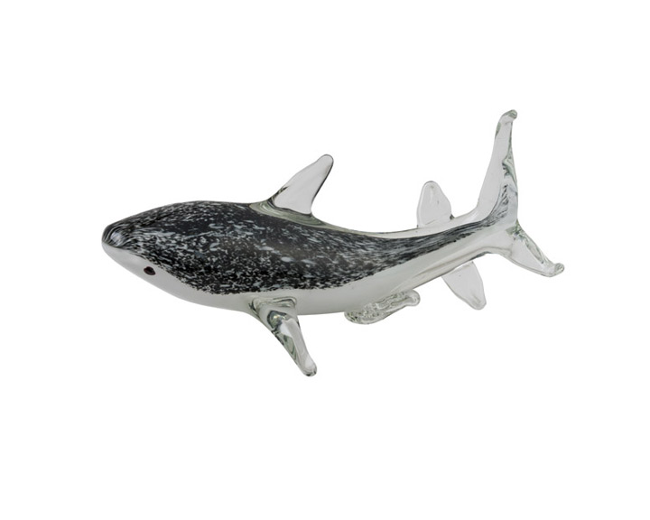 45. Zibo Coloured Miniature Glass Shark
