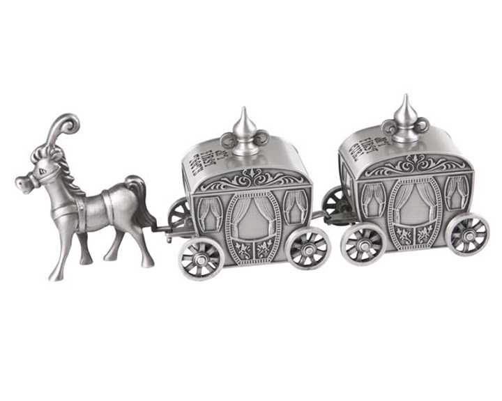 13. Pumpkin First Tooth & Curl Carriage Pewter