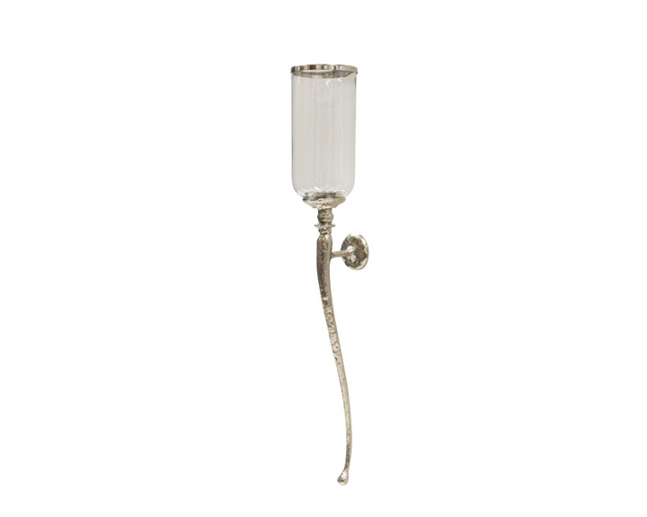 16. Nature Finish Murale Wall Sconce Nickel