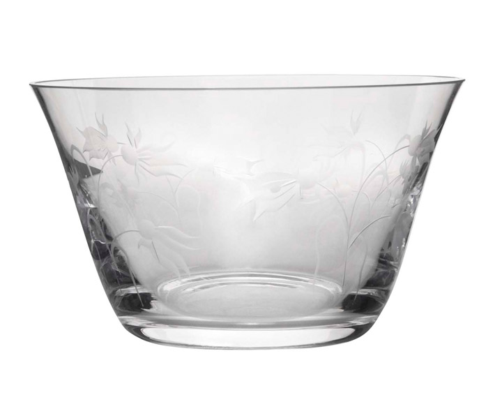12. Visla Glass 'Poema' Decorated Bowl