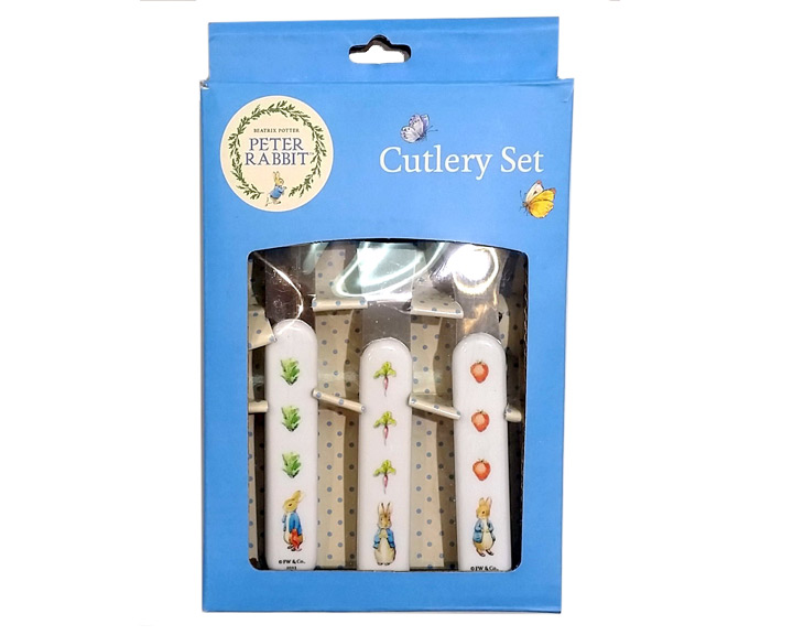 04. Peter Rabbit 3 Piece Cutlery Set